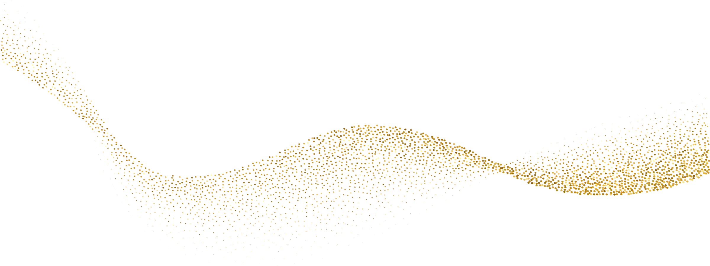 Gold Glittering Wave